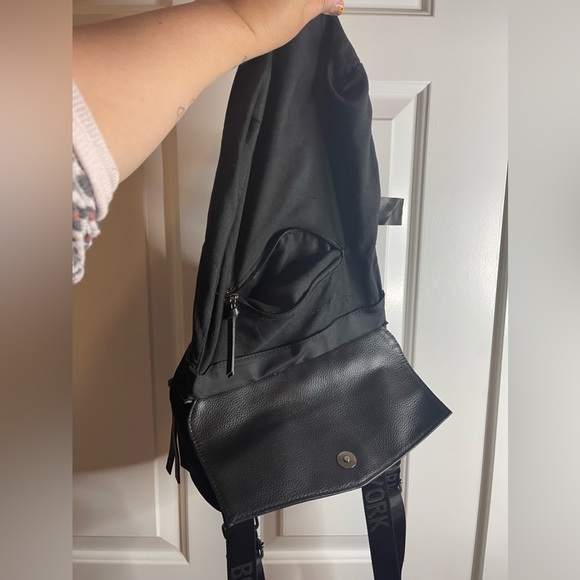 Botkier New York Trigger Nylon/Leather Mini Backpack Color Black - Picture 5 of 8